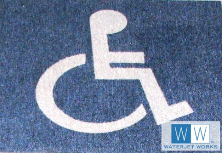 2010 Handicap Logo in Carpet