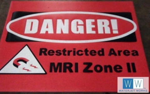 2017 Danger - Restricted Area Sign