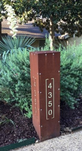 Steel Address Column