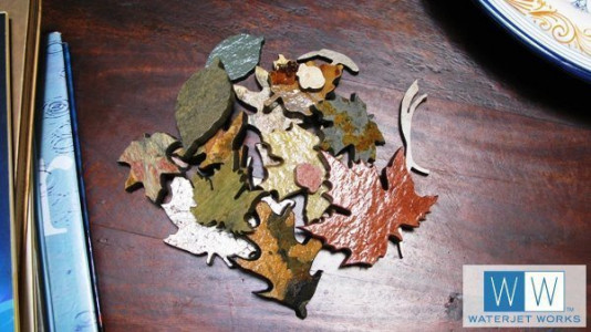 A Pile of Stone Leaves