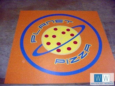 2004 Planet Pizza Logo