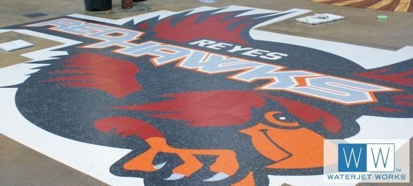 2015  Reyes Elementary Red Hawks School Logo