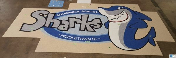 2015 Aquidneck Sharks Logo